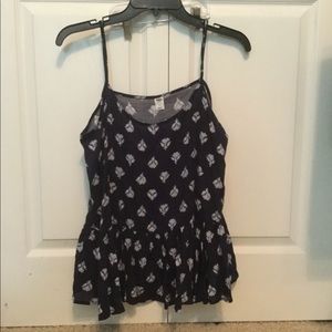 Navy blue tank top